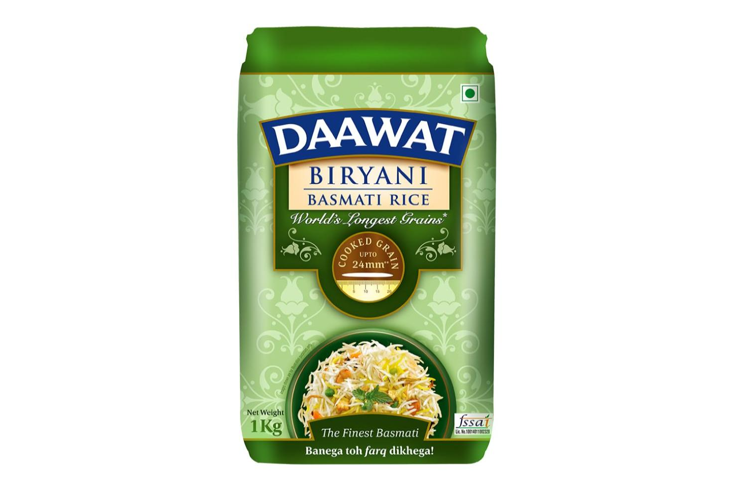 DAAWAT BRIYANI BASMATI RICE 1KG